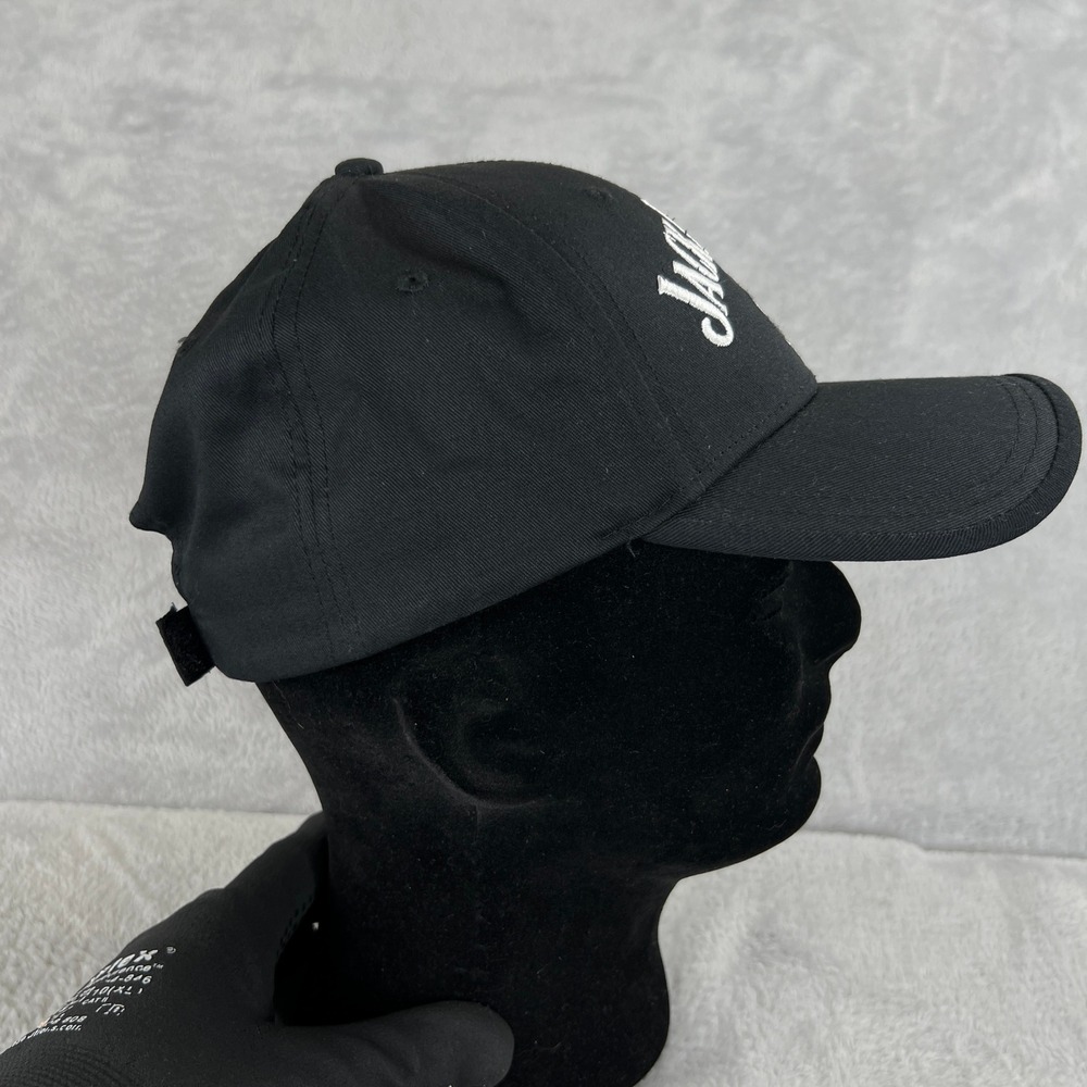 Jack Daniels Old No 7 Hat Black Whiskey Embroidered Logo Strapback Baseball Cap - Picture 5 of 10